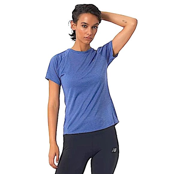 NWT New Balance Impact Run Short Sleeve Shirt Size M - Picture 3 of 7